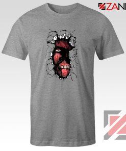 Titan In The Wall Sport Grey Tshirt