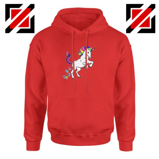 Unicorn Cupcakes Red Hoodie