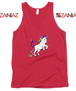 Unicorn Cupcakes Red Tank Top