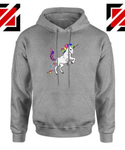 Unicorn Cupcakes Sport Grey Hoodie