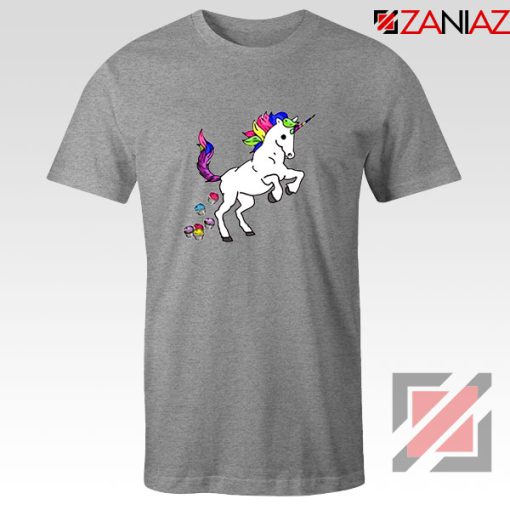 Unicorn Cupcakes Sport Grey Tshirt