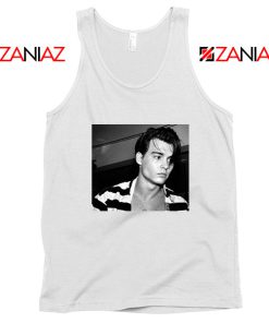 Young Johnny Depp Tank Top