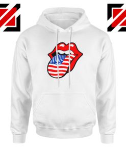 American Flag Tongue and Lips Hoodie