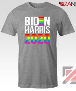 Biden Haris 2020 Rainbow Sport Grey Tshirt