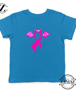 Breast Cancer Awareness Kids Blue Tshirt