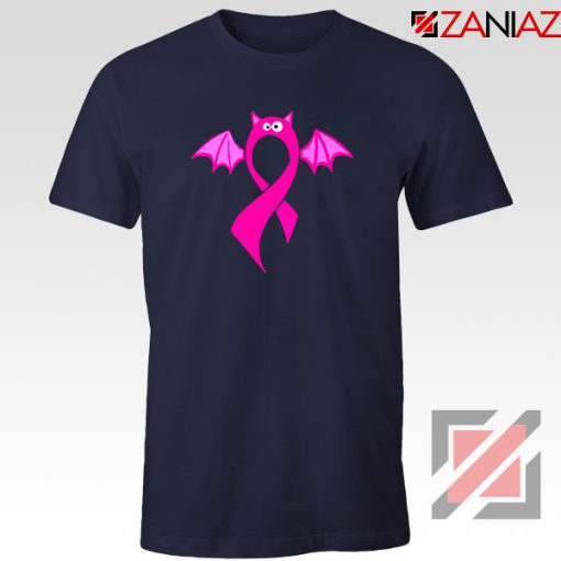 Breast Cancer Awareness Navy Blue Tshirt