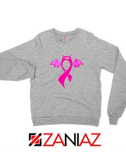 Breast Cancer Awareness Sport Grey Sweatshirt