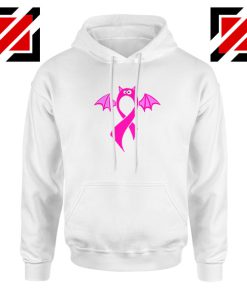 Breast Cancer Awareness White Hoodie