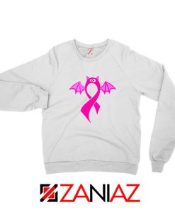 Breast Cancer Awareness White Sweatshirt