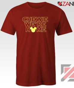 Chewie We Are Home Red Tshirt