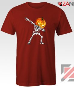 Dabbing Pumpkin Red Tshirt