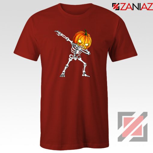 Dabbing Pumpkin Red Tshirt