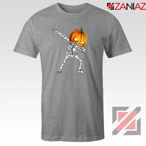 Dabbing Pumpkin Sport Grey Tshirt