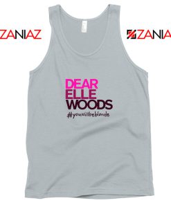 Dear Elle Woods Sport Grey Tank Top