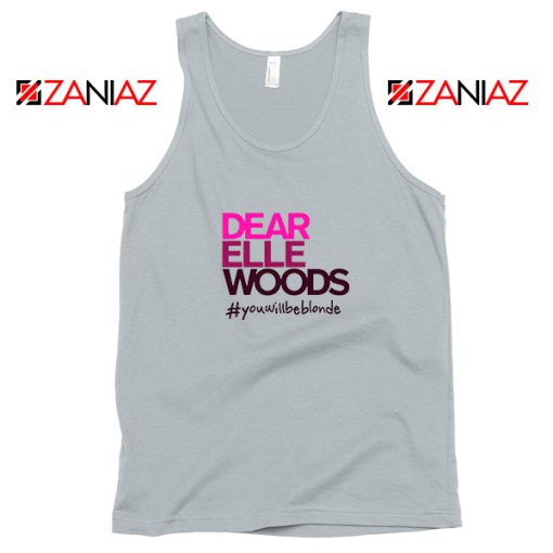 Dear Elle Woods Sport Grey Tank Top