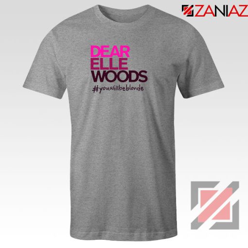 Dear Elle Woods Sport Grey Tshirt