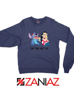 Disney Lilo and Stitch Navy Blue Sweatshirt