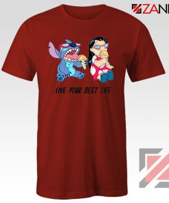 Disney Lilo and Stitch Red Tshirt