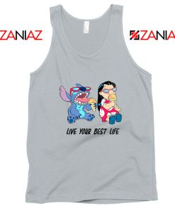 Disney Lilo and Stitch Sport Grey Tank Top