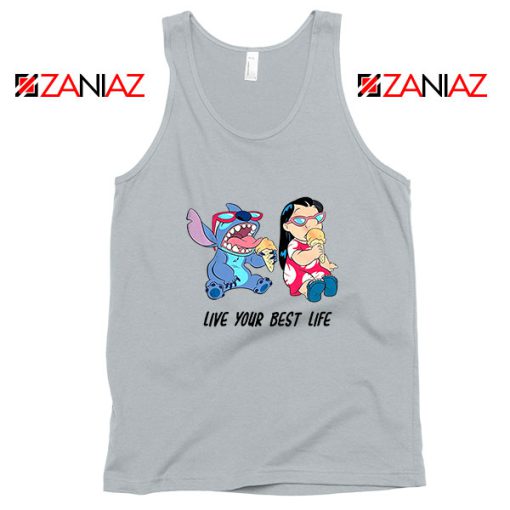 Disney Lilo and Stitch Sport Grey Tank Top