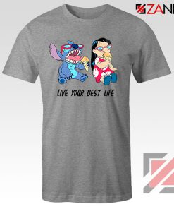 Disney Lilo and Stitch Sport Grey Tshirt