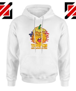 Donald Trumpkin White Hoodie