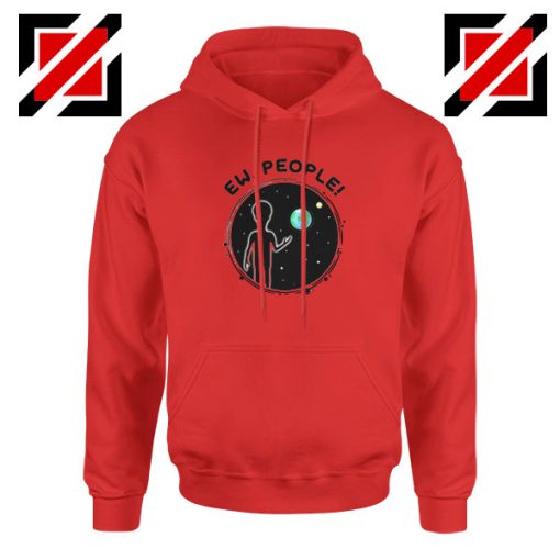 Ew People Quarantine Red Hoodie