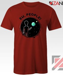 Ew People Quarantine Red Tshirt