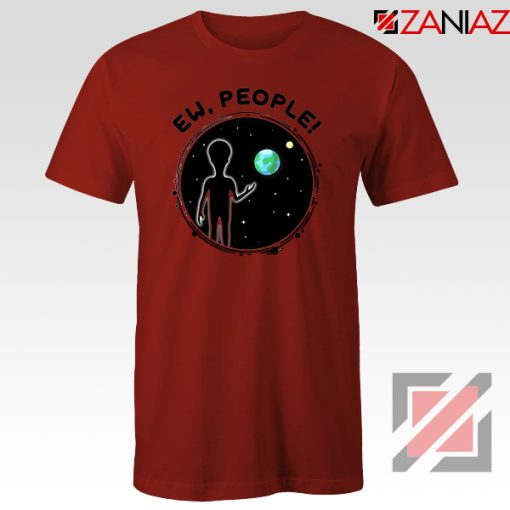 Ew People Quarantine Red Tshirt