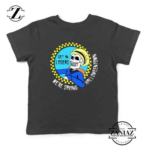 Get In Losers Skull Drive Kids Tshirt