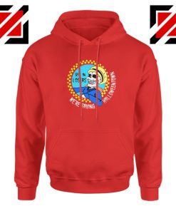 Get In Losers Skull Drive Red Hoodie