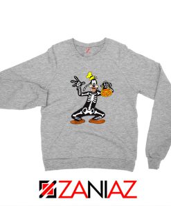 Goofy Skeleton Sport Grey Sweatshirt