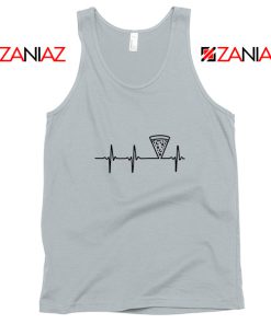 Heartbeat Pizza Sport Grey Tank Top