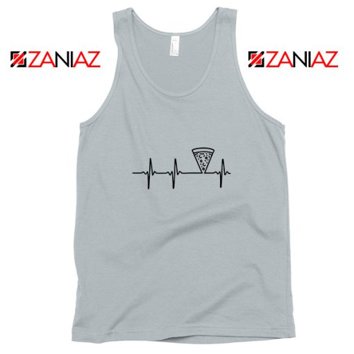 Heartbeat Pizza Sport Grey Tank Top