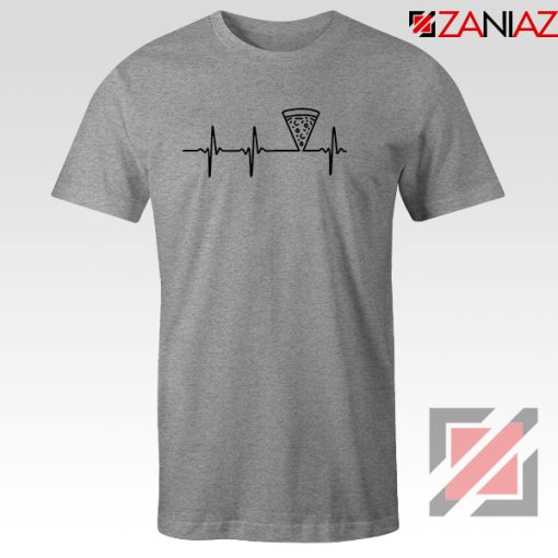 Heartbeat Pizza Sport Grey Tshirt