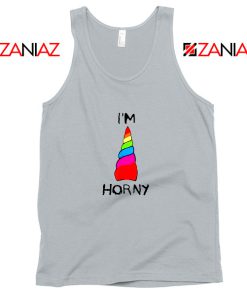 I am Horny Sport Grey Tank Top