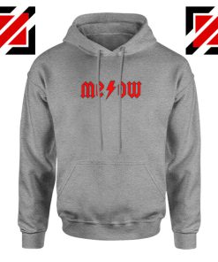 Meowtallica Merch Sport Grey Hoodie