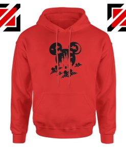 Mickey Bat Red Hoodie