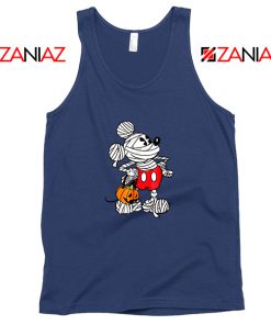 Mickey Mouse Mummy Navy Blue Tank Top