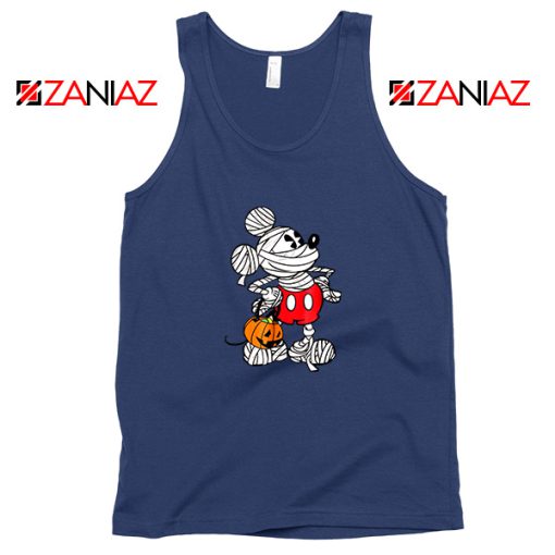 Mickey Mouse Mummy Navy Blue Tank Top