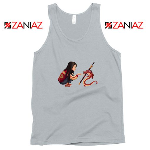 Mulan and Mushu Sport Grey Tank Top