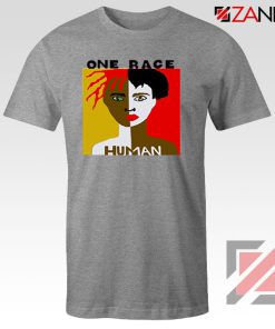 One Race Human Sport Grey Tshirt