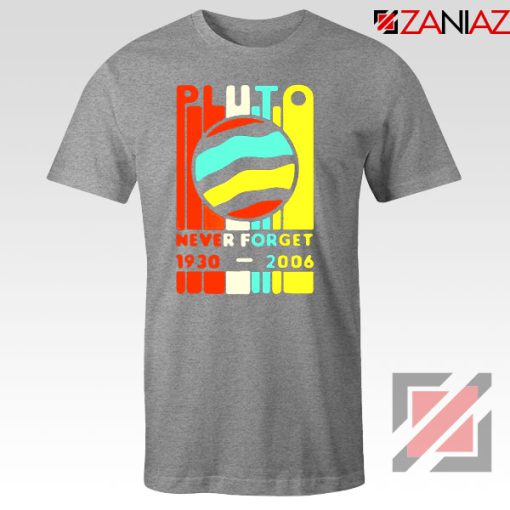 Pluto Never Forget Sport Grey Tshirt