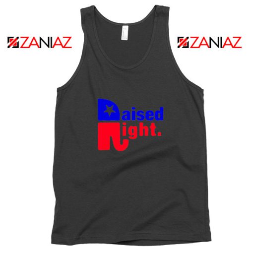 Raised Right Black Tank Top