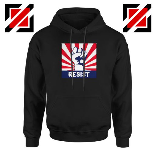 Resist Fist Blakc Hoodie