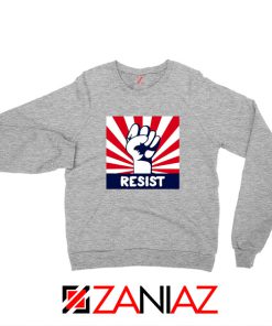 Resist Fist Sport Grey Sweatshirt