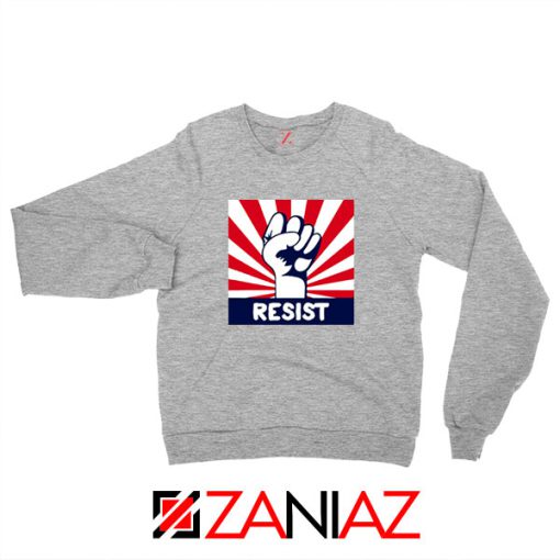 Resist Fist Sport Grey Sweatshirt