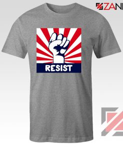 Resist Fist Sport Grey Tshirt