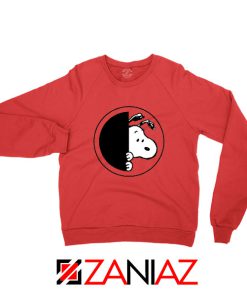 Sneaky Snoopy Red Sweatshirt