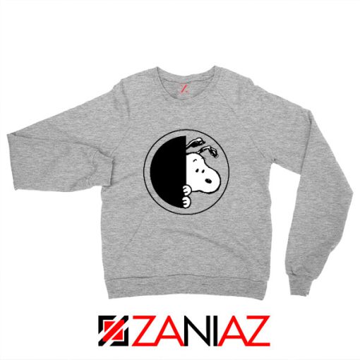 Sneaky Snoopy Sport Grey Sweatshirt